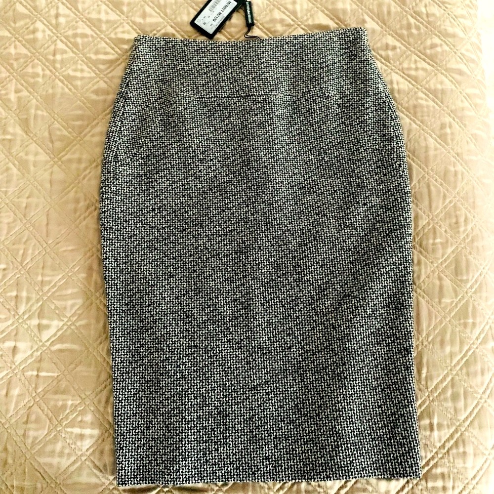 Emporio Armani Tweed Pencil Skirt